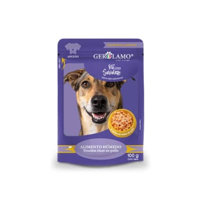 SACHET GEROLAMO DOG SALSA CARNE 100G