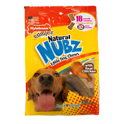 SNACK NYLABONE NUBZ CHICKEN 16 COUNT POUCH