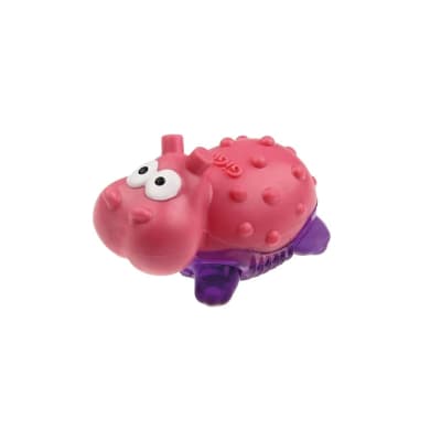 JUGUETE GIGWI SUPPA PUPPA CACHORRO HIPOPOTAMO ROSADO /MORADO1