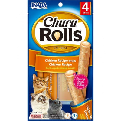 CHURU CAT ROLLS CHICKEN RECIPE 40GR