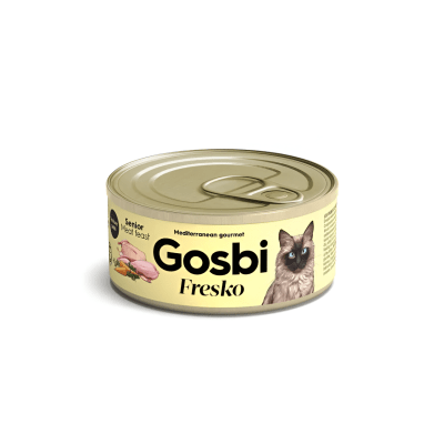 LATA GOSBI CAT FRESKO SENIOR FESTIN DE CARNES 70 GRS.