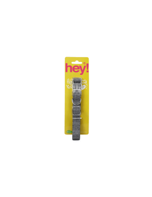 COLLAR HEY DOG FIBRA NEGRO/GRIS1