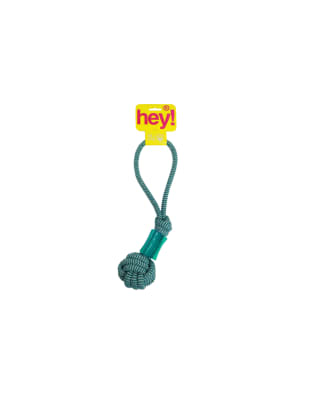 JUGUETE HEY DOG CUERDA NUDO CELESTE