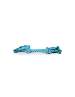 JUGUETE HEY CUERDA NUDOS CELESTE 31 CM
