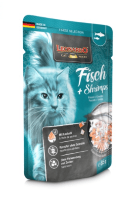 SACHET LEONARDO PESCADO CAMARON 85G
