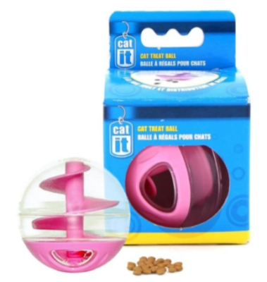 JUGUETE CATIT BALL DISPENSADOR ROSADO