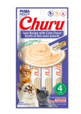 CHURU CAT TUNA WITH CLAM FLAVOR 56G