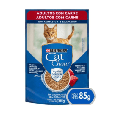 SACHET CAT CHOW ADULTO aCARNE 85G1