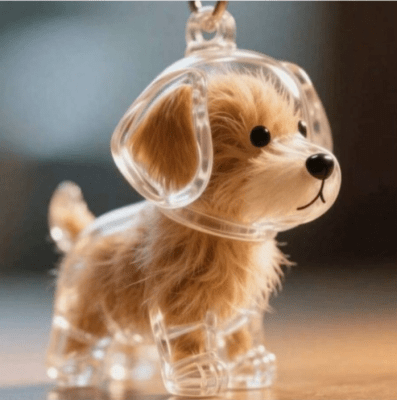 Contenedor para el cabello de las mascotas labrador