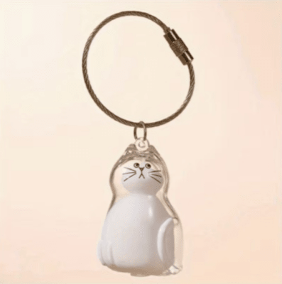 Contenedor para el cabello de mi Gato Sentado