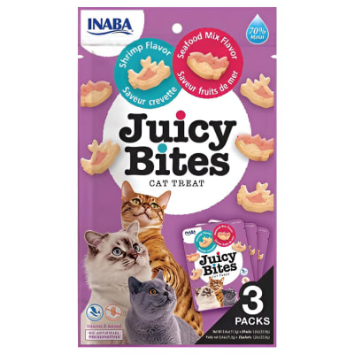 SNACK JUICY BITES SHRIMP SEAFOOD MIX FLAVOR 34GR