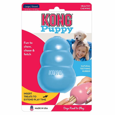 JUGUETE KONG PUPPY ROSADO/CELESTE