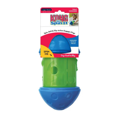 KONG SPIN IT LARGE DISPENSADOR DE ALIMENTO INTERACTIVO
