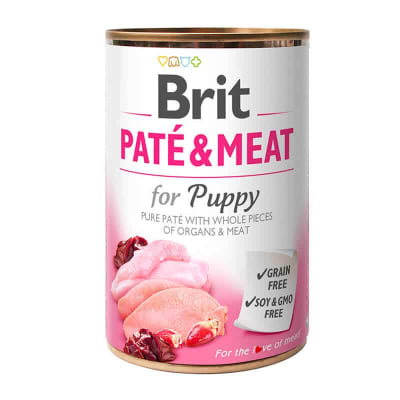 LATA BRIT CARE DOG MEAT PUPPY 400GR1