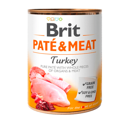 LATA BRIT CARE DOG TURKEY 800GR