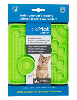 LICKIMAT CAT CATSTER VERDE1