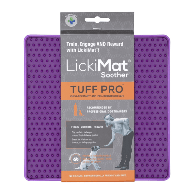 LICKIMAT DOG TUFF PRO SOOTHER MORADO1