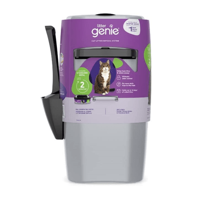Litter Genie Pail Design Plus Basurero para arena sanitaria