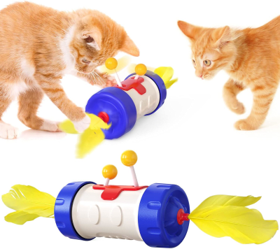 JUGUETE DISPENSADOR GRANDE GATO MUNDO MASCOTA