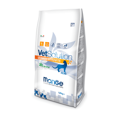 MONGE VET SOLUTIONS CAT URINARY STRUVITE 1,5KG