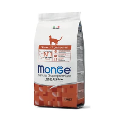 MONGE CAT SENIOR CHICKEN 1,5KG