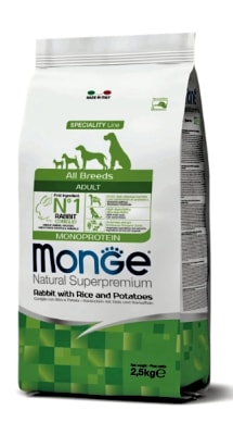 MONGE DOG ADULT ALL BREED RABBITS