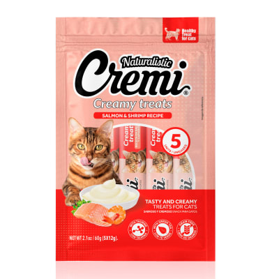 NATURALISTIC CAT CREMI SALMON SHRIMP 5UNI1