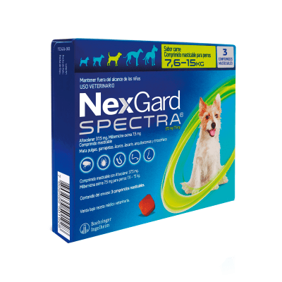 NEXGARD SPECTRA DOG 7.6 - 15 KG 3 COMP1