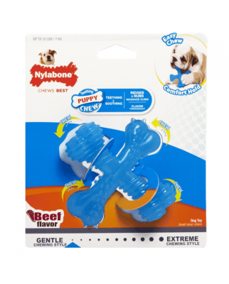 JUGUETE NYLABON PUPPY CHEW X BEEF FLAVOR