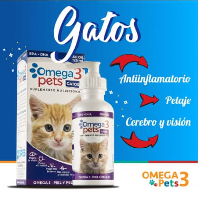 OMEGA 3 PETS GATOS 125ML1