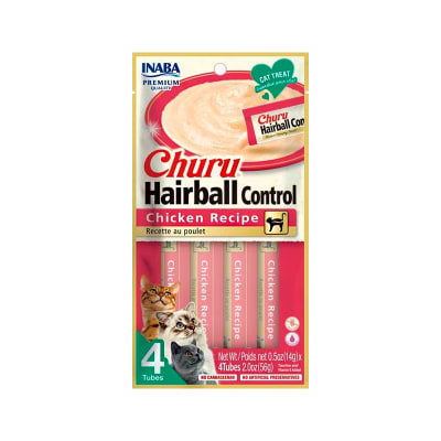 CHURU CAT HAIRBALL CONTROL CHICKEN RECIPE 56G