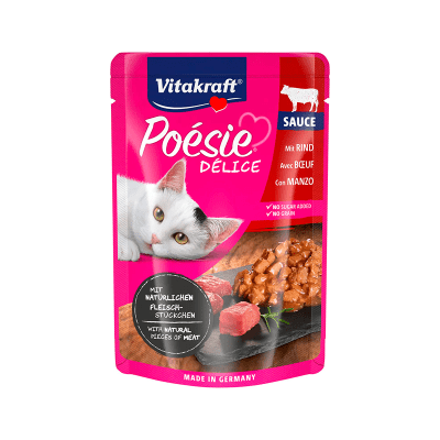 VITAKRAFT CAT POESIE DELICE BEEF 85 GRS