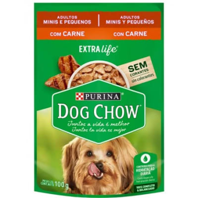 SACHET DOG CHOW ADULTO MINI BEEF 100G