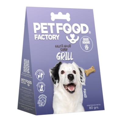 SNACK PETFOOD GALLETA ADULTO SABOR GRILL 80GR