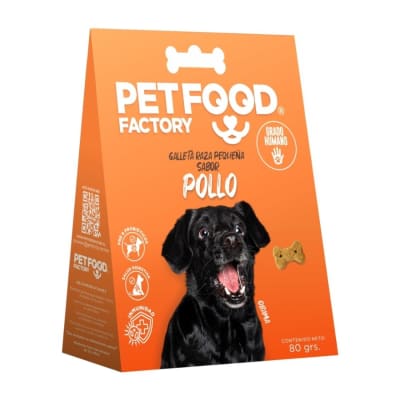 PETFOOD GALLETA HUESO POLLO RAZA PEQUEÑA 80GR