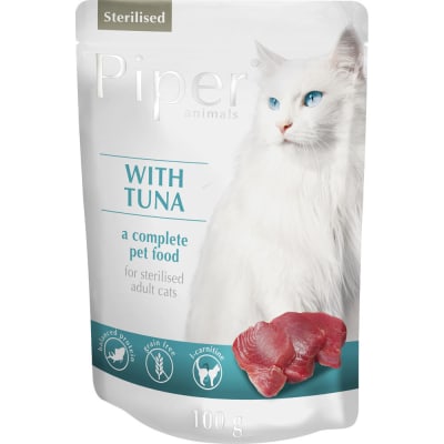 SACHET PIPER ATUN GATO ESTERILIZADO 100G