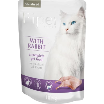 SACHET PIPER CONEJO GATO ESTERILIZADO 100G