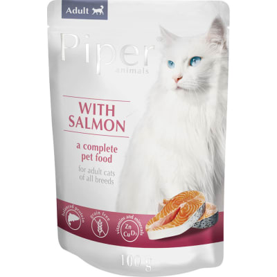 SACHET PIPER SALMON GATO ADULTO 100G
