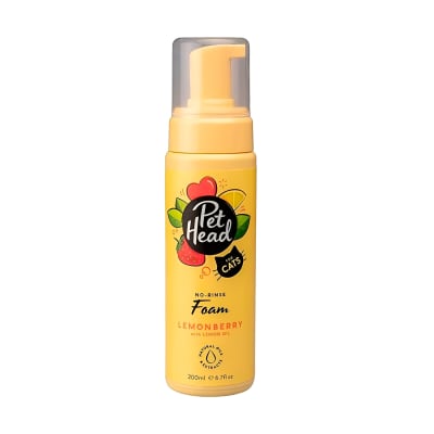 SHAMPOO PET HEAD PARA CATS EN SECO LEMON BERRY 200 ML