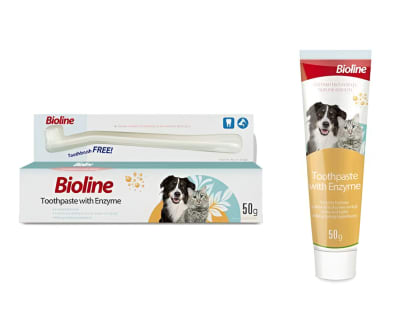 BIOLINE CEPILLO Y PASTA DENTAL ENZIMATICA