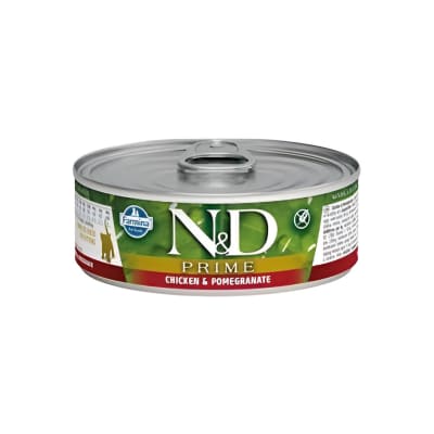 LATA N&D CAT PRIME POLLO GRANADA KITTEN 80GR