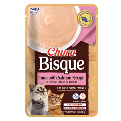 CHURU BISQUE TUNA WITCH SALMON RECIPE 40G