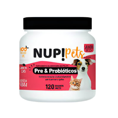 NUP! PETS PRE Y PROBIOTICOS SALMON 120GR