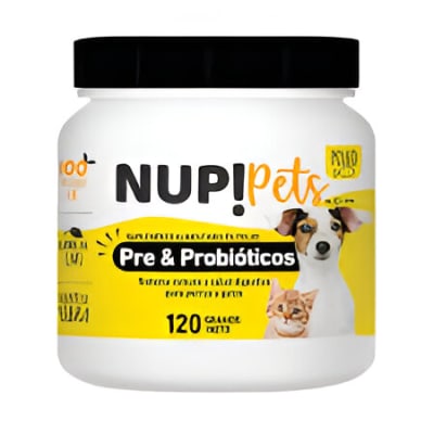 NUP! PETS PRE Y PROBIOTICOS POLLO 120GR