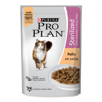 SACHET PRO PLAN CAT STERILIZED 85G POLLO1