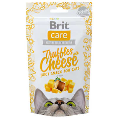 SNACK BRIT CARE CAT TRUFFLES CHEESE 50GR