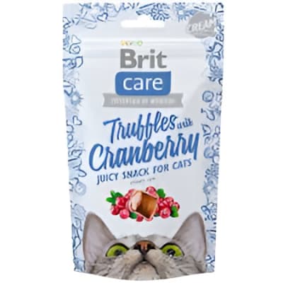 SNACK BRIT CARE CAT TRUFFLES CRANBERRY 50GR