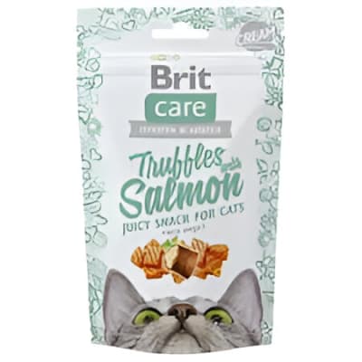 SNACK BRIT CARE CAT TRUFFLES SALMON 50GR