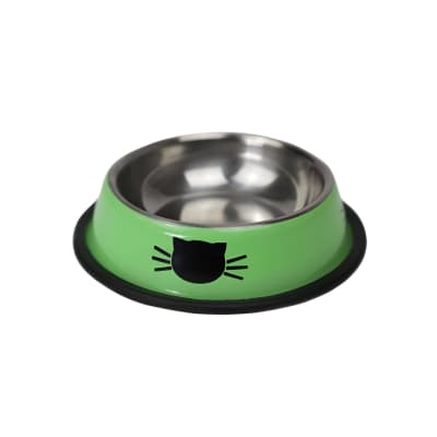 PLATO BRNX ACERO INOXIDABLE VERDE 15.5CM1