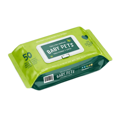 TOALLITAS HUMEDAS BABY PETS 50 uni